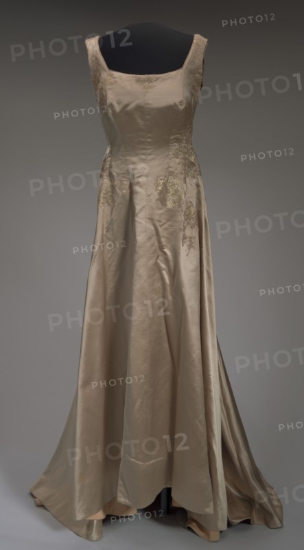 Satin gown worn by opera singers Marian Anderson and Denyce Graves, mid 20th century; altered 2009. Creator: Unknown.