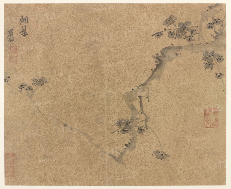 A Plum Branch, Ming dynasty, ca.1580-1639. Creator: Chen Jiru.