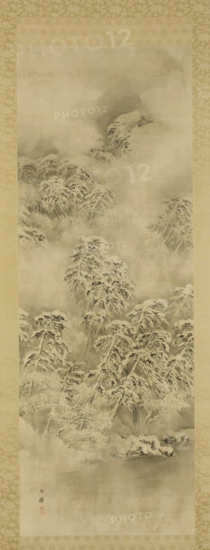 Winter landscape, Edo period or Meiji era, ca. 1865-1870. Creator: Shiokawa Bunrin.