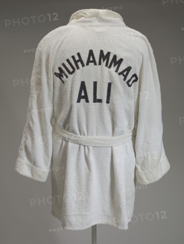 Training robe worn by Muhammad Ali at the 5th Street Gym, 1964. Creator: Everlast Worldwide, Inc..