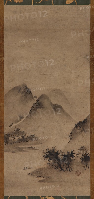 Landscape, Muromachi period, 16th century. Creator: Kano Motonobu.
