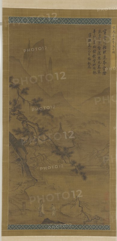 Scholar Approaching Secluded Pavilion, Ming dynasty, 15th-16th century. Creator: Unknown.