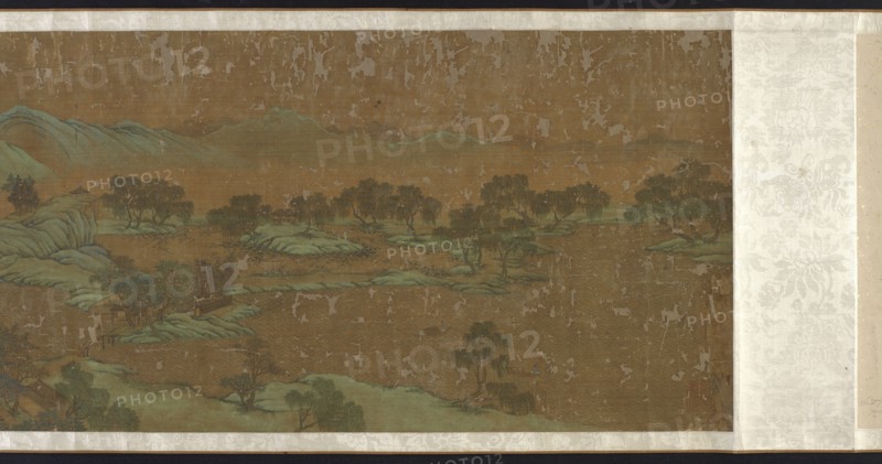 Landscape in blue and green, Ming or Qing dynasty, 17th-18th century. Creator: Unknown.