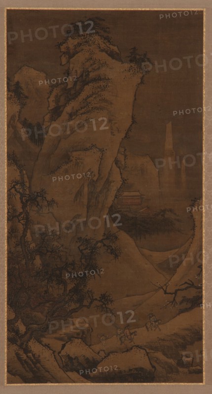 Two Riders Searching for Plum Blossoms, Ming dynasty, 16th century. Creator: Unknown.