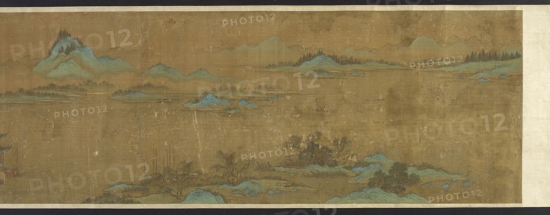 Landscape with palaces, Ming dynasty, 16th-17th century. Creator: Unknown.