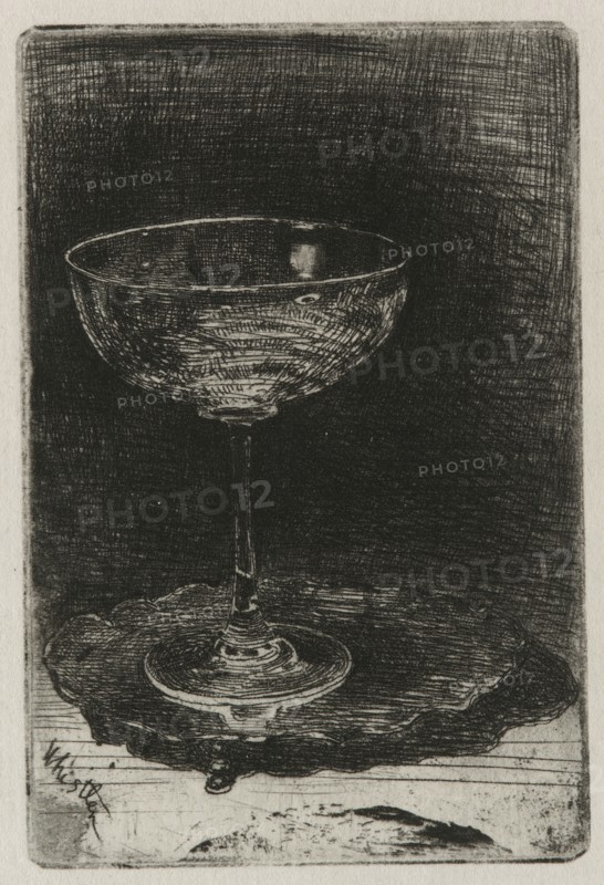 The Wine Glass, 1858. Creator: James Abbott McNeill Whistler.