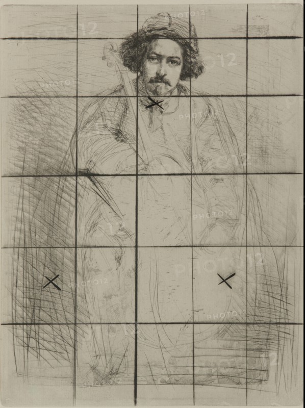 J. Becquet, Sculptor, 1859. Creator: James Abbott McNeill Whistler.