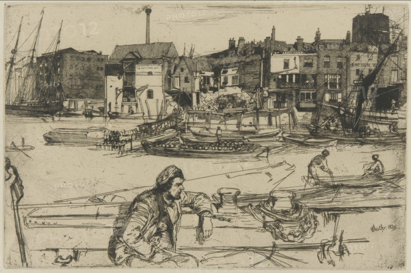 The Forge, 1861. Creator: James Abbott McNeill Whistler.