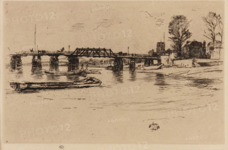Chelsea, 1879. Creator: James Abbott McNeill Whistler.