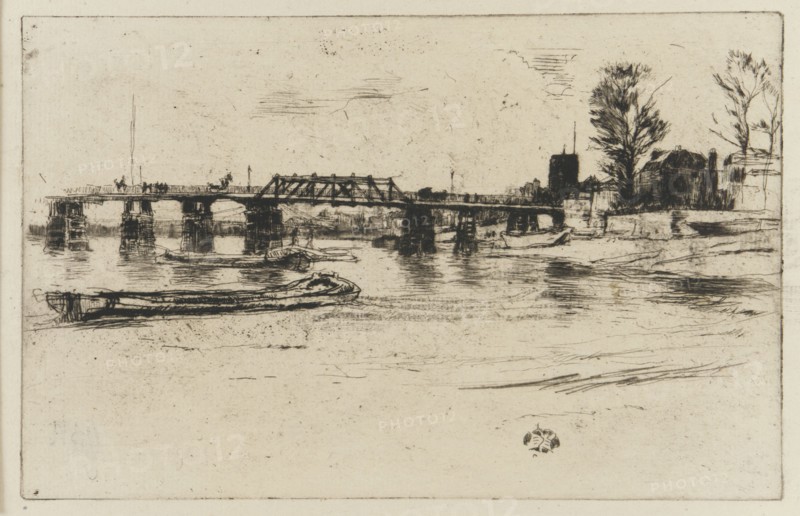 Chelsea, 1879. Creator: James Abbott McNeill Whistler.