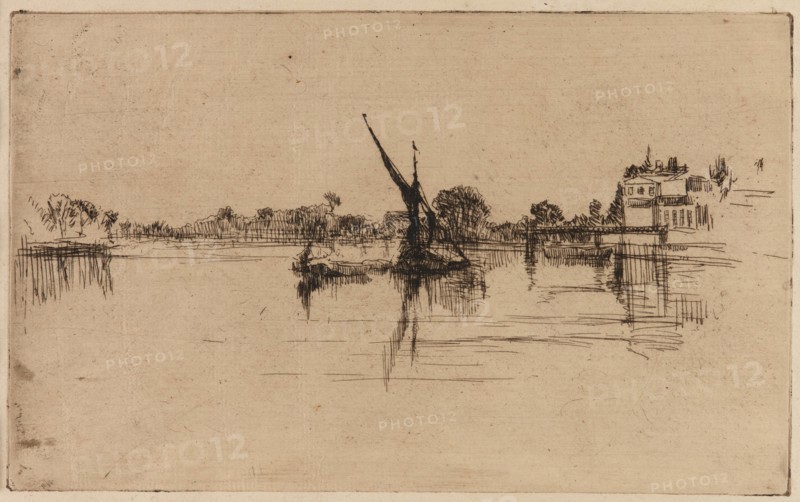 The Little Putney, 1879. Creator: James Abbott McNeill Whistler.