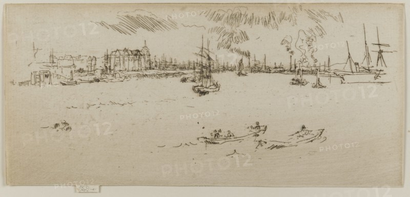 Tilbury, 1887. Creator: James Abbott McNeill Whistler.