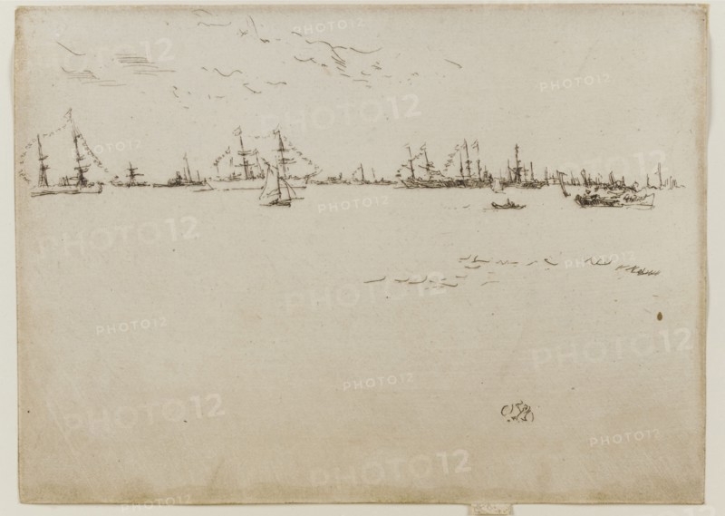 Troopships, 1887. Creator: James Abbott McNeill Whistler.