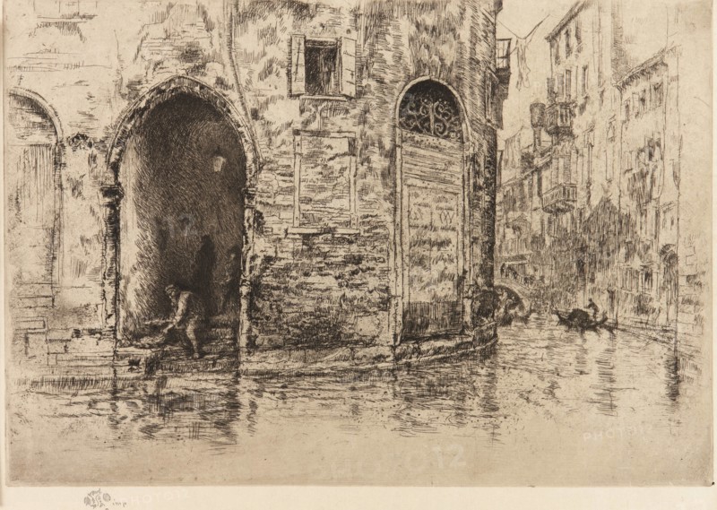 The Two Doorways, 1879-1880. Creator: James Abbott McNeill Whistler.