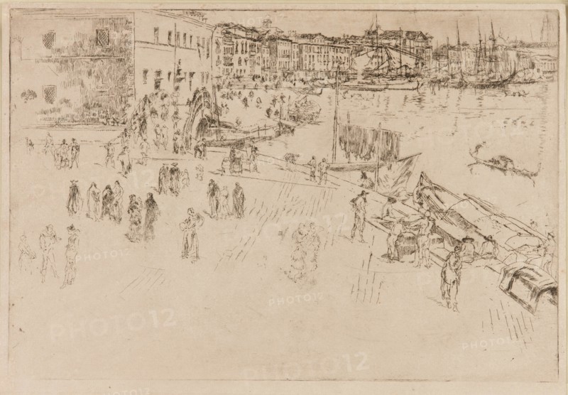The Riva, 1879-1880. Creator: James Abbott McNeill Whistler.