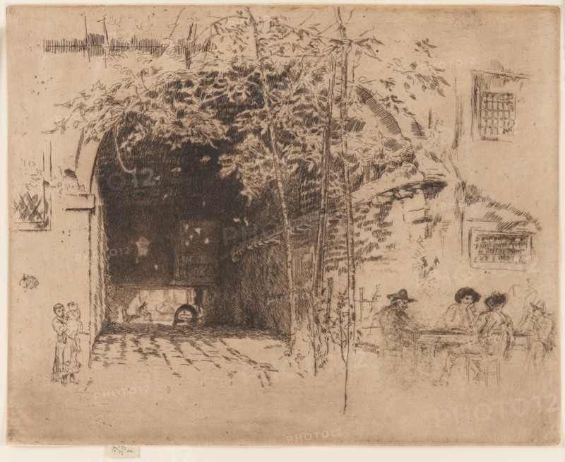 The Traghetto, No. 2, 1879-1880. Creator: James Abbott McNeill Whistler.