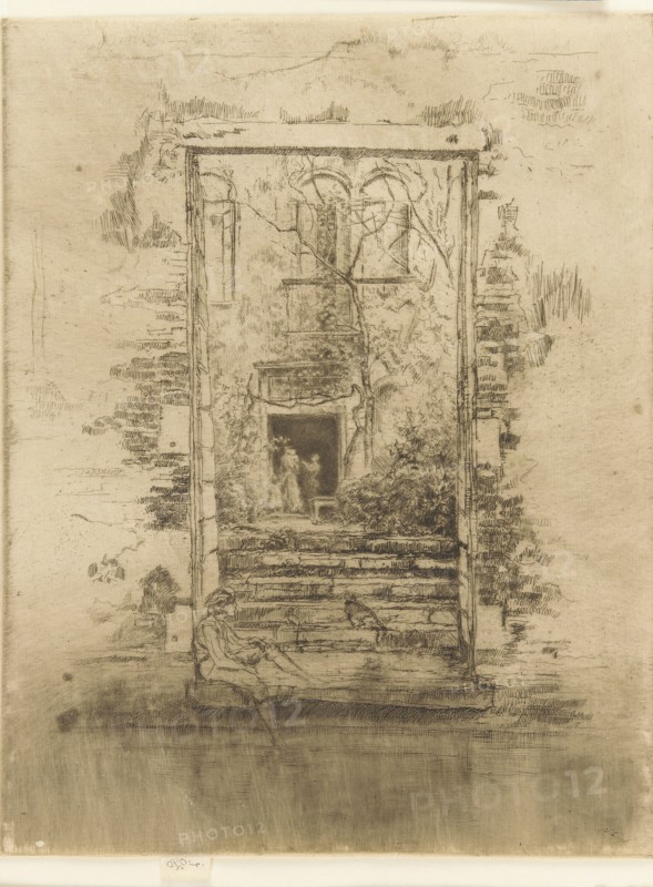 The Garden, 1879-1880. Creator: James Abbott McNeill Whistler.