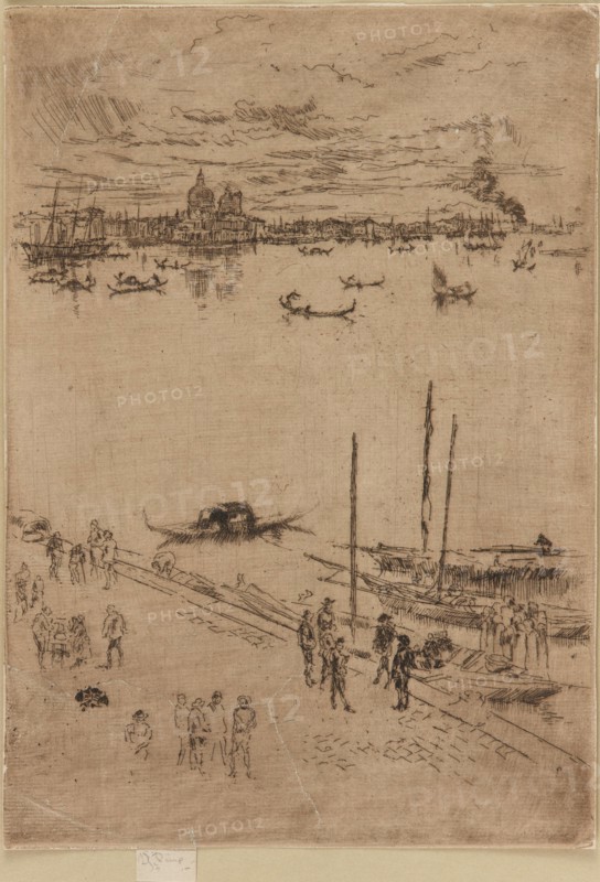 Upright Venice, 1879-1880. Creator: James Abbott McNeill Whistler.