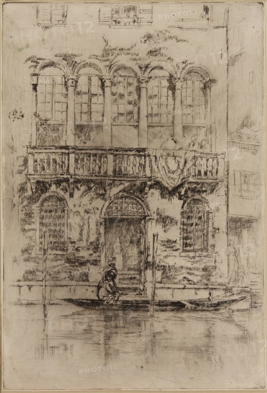 The Balcony, 1879-1880. Creator: James Abbott McNeill Whistler.