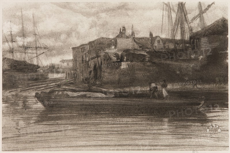 Limehouse, 1878. Creator: James Abbott McNeill Whistler.