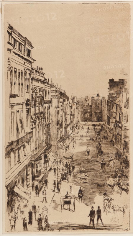 St. James's Street.., London, 1878. Creator: James Abbott McNeill Whistler.