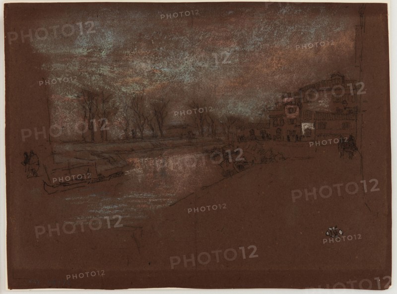 Campo Sta. Marta - Winter Evening, 1879-1880. Creator: James Abbott McNeill Whistler.