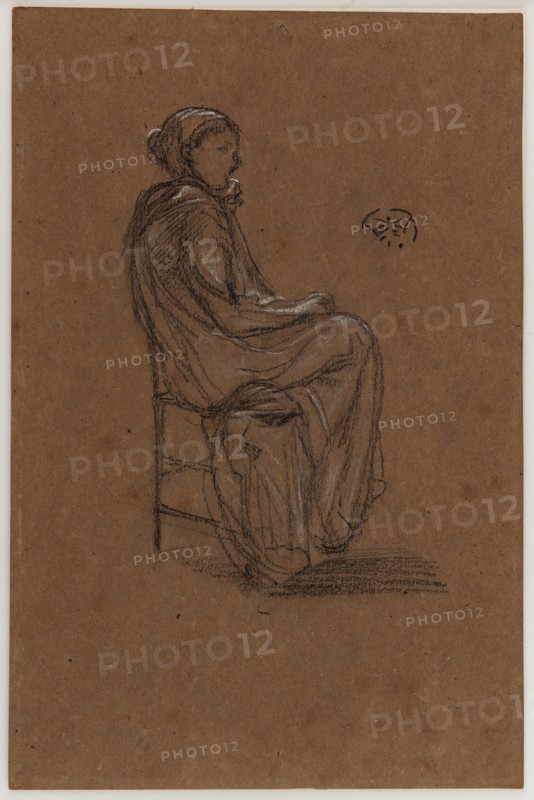 Female Figure, Seated, 1870-1873. Creator: James Abbott McNeill Whistler.