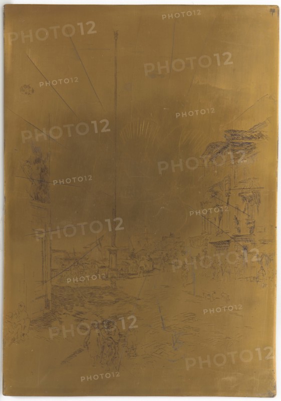 Cancelled Printing Plate for The Little Mast, 1879-1880. Creator: James Abbott McNeill Whistler.