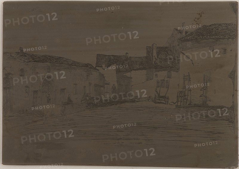 Liverdun. One of the Twelve Etchings from Nature, 1858. Creator: James Abbott McNeill Whistler.
