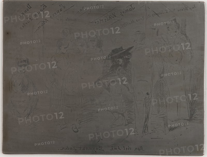 Title to the French Set, 1858. Creator: James Abbott McNeill Whistler.