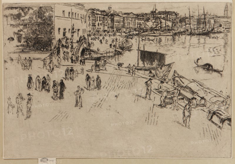 The Riva, 1879-1880. Creator: James Abbott McNeill Whistler.