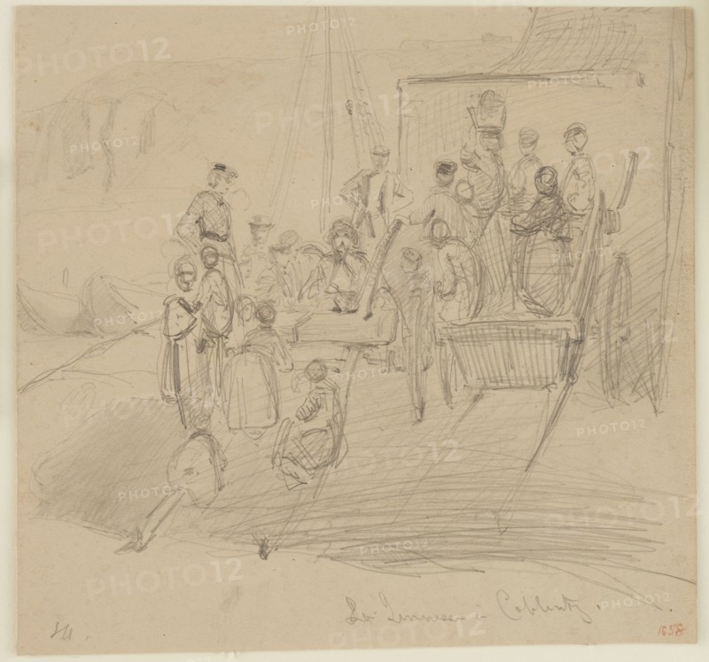 La Jeunesse a Coblentz, 1858. Creator: James Abbott McNeill Whistler.