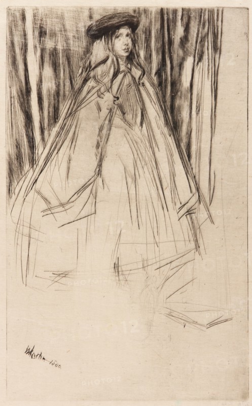 Annie Haden, 1860. Creator: James Abbott McNeill Whistler.
