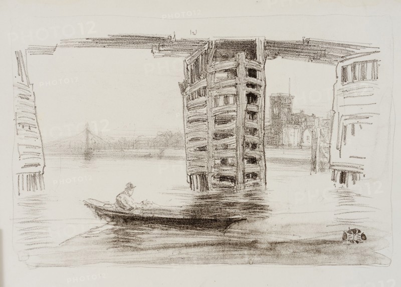 The Broad Bridge, 1878. Creator: James Abbott McNeill Whistler.