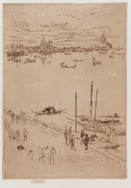 Upright Venice, 1879-1880. Creator: James Abbott McNeill Whistler.