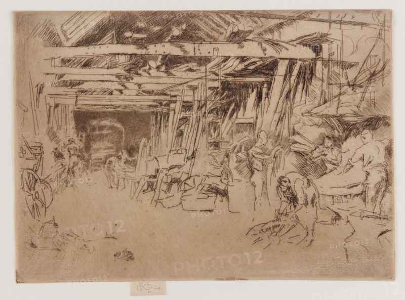 Wheelwright, 1879-1880. Creator: James Abbott McNeill Whistler.