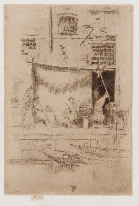 Fruit Stall, 1879-1880. Creator: James Abbott McNeill Whistler.