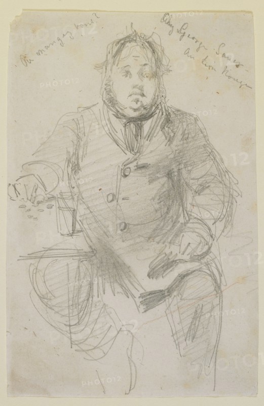 Chez George Sauer a Lion Rouge, 1858. Creator: James Abbott McNeill Whistler.