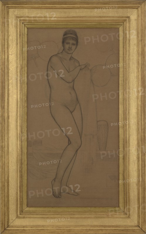 Venus (Standing Nude), 1869. Creator: James Abbott McNeill Whistler.