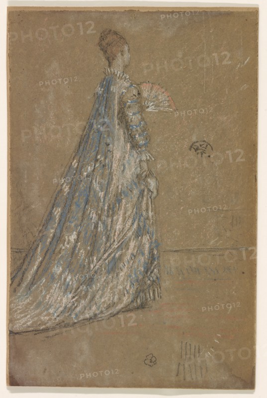 The Blue Dress, 1871. Creator: James Abbott McNeill Whistler.