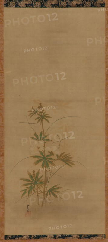 Aibika (part of a set), Edo period, mid 17th-early 18th century. Creator: Kanô Yôboku Tsunenobu.