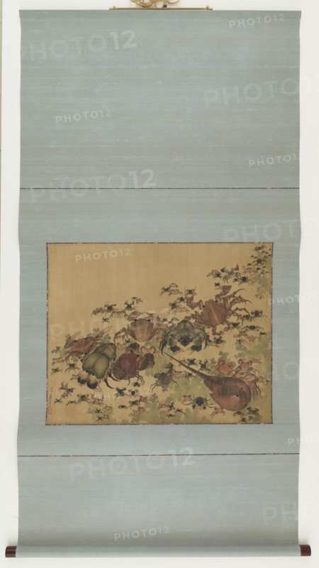 Crustaceans, Edo period, 1825-1830. Creator: Hokusai.