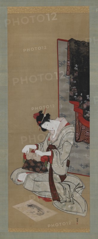 New Year Custom: Wish for a New Year's Auspicious Dream, Edo period, ca. 1806-1811. Creator: Hokusai.