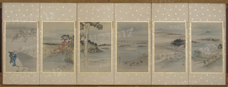 Famous Sites of Edo, Edo period, 1797-1858. Creator: Ando Hiroshige.