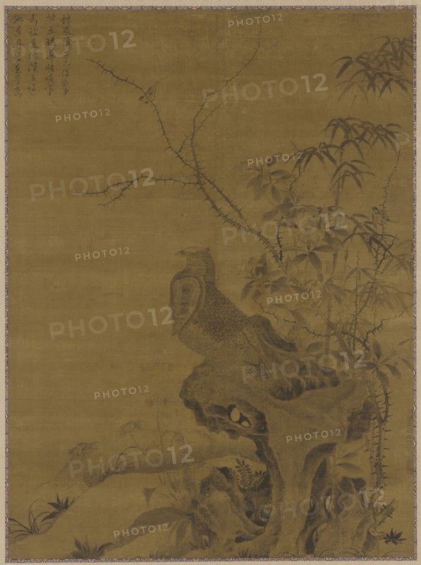 Pheasants, Yuan dynasty, 14th century. Creator: Wang Yuan.