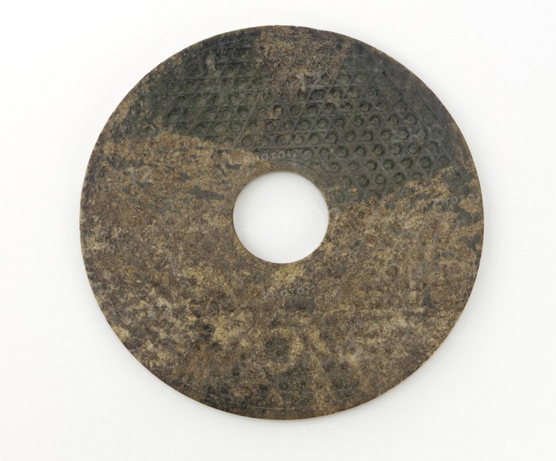 Disk (bi) with knobs, Eastern Zhou dynasty, 475-221 BCE. Creator: Unknown.