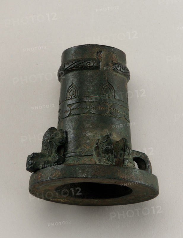 Chariot fitting: axle cap and linchpin, Eastern Zhou dynasty, 770-221 BCE. Creator: Unknown.