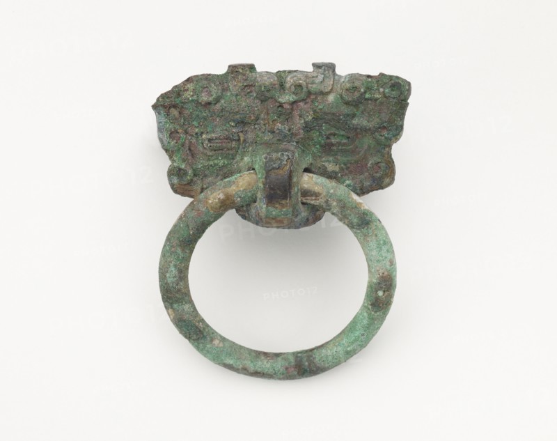 Mask and ring, Eastern Zhou to Han dynasty, 770 BCE-220 CE. Creator: Unknown.