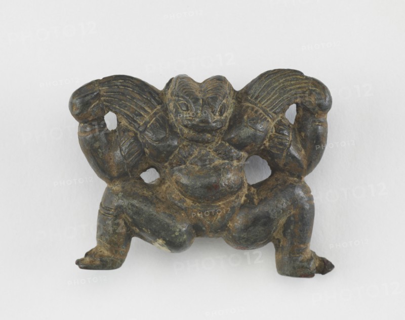A crouching figure, Eastern Zhou to Western Han dynasty, 3rd century BCE. Creator: Unknown.