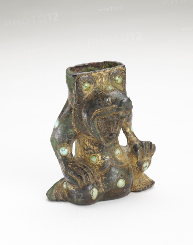 Support in the form of a bear, Han dynasty, 206 BCE-220 CE. Creator: Unknown.